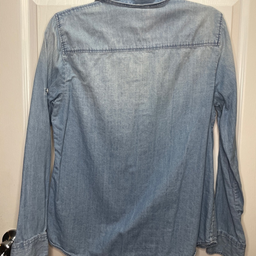 J. Crew Light Blue Denim Shirt - Picture 7 of 8